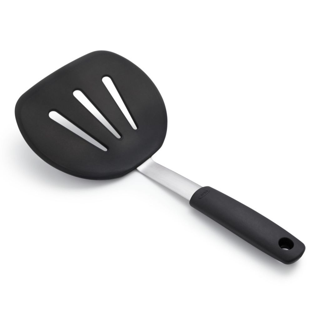 Spatule XL flexible ajourée en silicone 30,5cm - Visuel 1